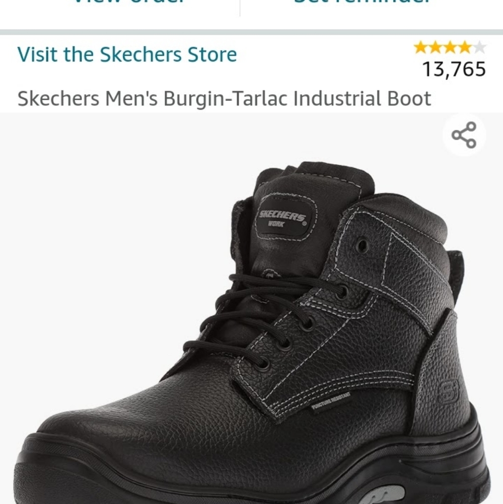 Sketchers STEEL TOE Work Boots Men's Size 11 WIDE (NEW IN BOX)